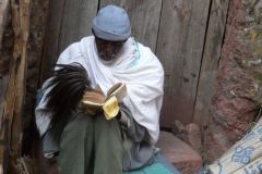Lalibela - Outside Bet Golgotha/ Debre Sina