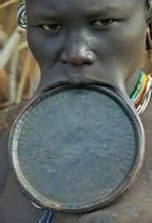 Suri women in south west Ethiopia