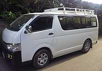 Toyota Hiace Minibus for transport around Addis Ababa
