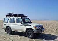 Toyota Landcruiser HZJ76, our standard 4WD